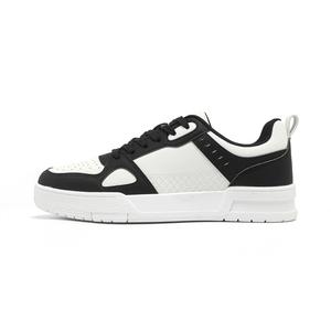 SEMIR Низкие скейтерские кроссовки мужские бело-черные, цвет White Black