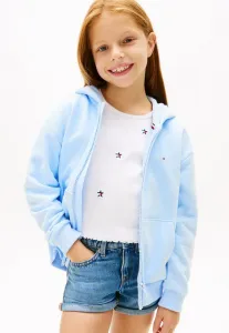 Толстовка на молнии из флиса с начесом и капюшоном Tommy Hilfiger, Sweet Blue