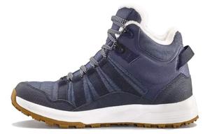 SH500 Прочные Дышащие Полувысокие Туристические Трекинговые Ботинки Женские Синий Черный DECATHLON