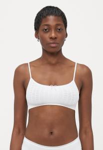 Бюстье ONLY ONLPOPPY HEART SCOOP BRALETTE , White