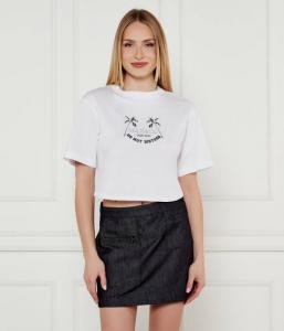 Футболка babele оптическая Cropped fit Max&Co., белый