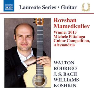 CD диск Walton / Rodrigo / Bach, J.S. / Williams: Rovshan Mamedkuliev / Winner 2015 Michele Pittaluga Guitar