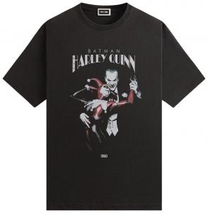 Футболка Kith x Batman Harley Quinn Vintage Tee 'Black', черный