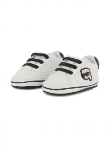 Кроссовки с аппликацией Karl Lagerfeld Kids, белый