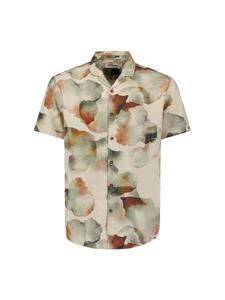 Рубашка на пуговицах классического кроя No Excess, Beige/Green/Mint