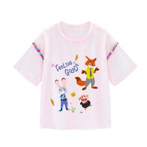 Футболка для детей 3-7 лет Disney, розовый