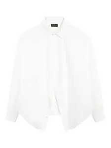Рубашка с разрезом спереди BALENCIAGA, белый