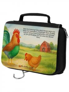 Mr. & Mrs. Panda Косметичка Hahn Korn с надписью белого цвета