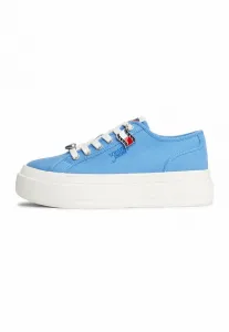 Кроссовки на платформе canvas с подвесками Tommy Jeans, Sphere Blue