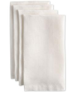 Набор из 4 однотонных льняных салфеток Year & Day, цвет moon