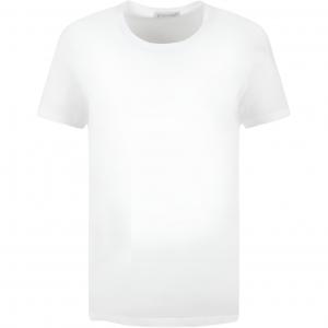 Футболка с логотипом на заплатке Moncler, белый