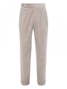 Клетчатые брюки Brunello Cucinelli, нейтральный