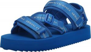 Мужские сандалии Armani Exchange с логотипом Bob, синий