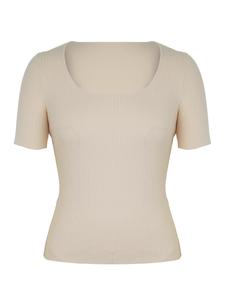 MEETWEE Футболка в бежевом цвете