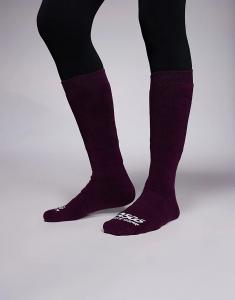 Термоноски для лыж ASOS 4505, цвет сливовый