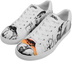 Кроссовки DOGO Casual для мужчин- веганские кожаные и уникальные кроссовки для ходьбы для мужчин, Sunset Animals