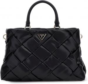 Сумка-кошелек GUESS Zaina Woven Girlfriend, Black Floral Print