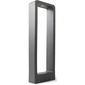 Уличный светильник Pollerleuchte CRABO теплый белый, уличный столбовой светильник LED 3000K, дорожный светильник для сада, IP54, терраса Paco Home, серый