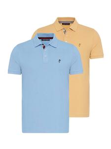 Рубашка поло Jacey Quinn Shirt, цвет sand/blue