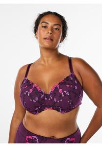 Бюстгальтер Devoted By Zizzi Underwired bra, Potent Purple/Purple