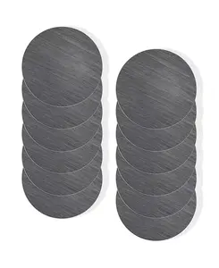 Квадратная тарелка, набор столовых приборов из 12 предметов, сервиз на 12 персон American Atelier, gray