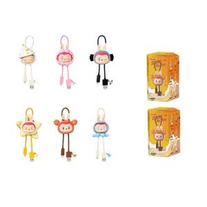 Labubu The Monsters коллекция Love In Seaside, кабельные мистические боксы одиночный мистический бокс/полный бокс 6 шт POP MART, Two Blind Boxes (Random Style)