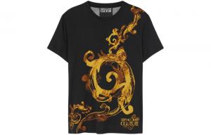 VERSACE JEANS COUTURE Футболка SS24 мужская черная