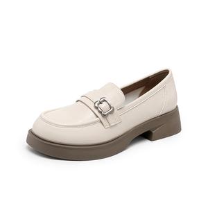 JOSINY Лоферы женские, черные/экрю