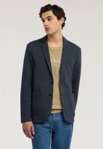 Приталенный пиджак из ткани tridimensionale Trussardi, Blue Genoa