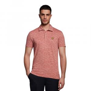 Поло Lyle & Scott Seafoam Jacquard, оранжевый