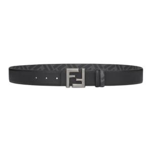 FENDI Ремень реверсивный Ff Squared, Black
