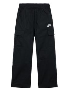 Nike Sportswear Широкие брюки 'CLUB' в черном цвете
