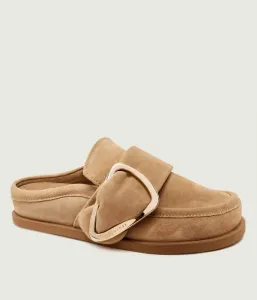 Мягкие сандалии-мюли Inuikii, бежевый