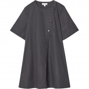 Футболка с короткими рукавами женская темно-синяя COS