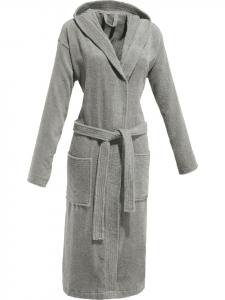 Redbest  Халат унисекс с капюшоном из махровой ткани, Чикаго, серый