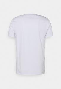 Принт на футболке LABEL 2 PACK Alpha Industries, белый