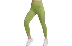 Спортивные брюки женские грушевидные зеленые/черные Nike