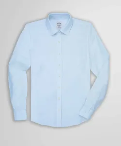 Рубашка из эластичного хлопка, оксфордский крой Brooks Brothers, цвет Light Blue