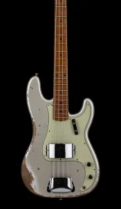Fender Custom Shop Empire 58 Precision Bass Heavy Relic - Потертый состаренный Инка-серебристый #88198