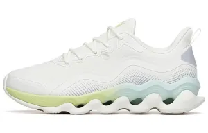 Кроссовки женские с низким верхом цвета слоновой кости/сиренево-серый Anta