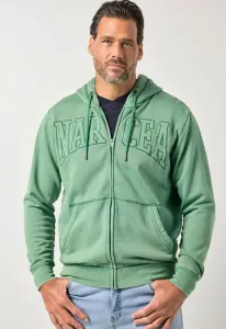 Толстовка с капюшоном и нашивками, застегивающаяся на молнию. Jp1880, Mint