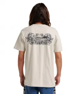 Мужская футболка с коротким рукавом Backyard Quiksilver, серебряный