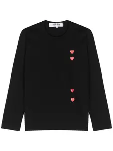 Футболка с принтом Comme Des Garçons Play, черный