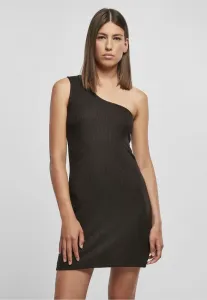Платье-Футляр с одним открытым плечом Urban Classics, Black