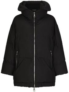 Dolce & Gabbana пуховик оверсайз, черный