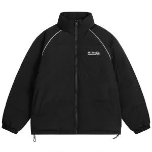 Пуховик зимний унисекс DOKI, средне-серый (с брюками)