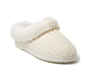 Тапочки Hannah Clog Slipper Dearfoams, кремовый