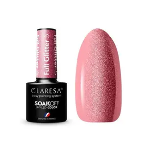 Лак для ногтей Esmalte Full Glitter Claresa, 5