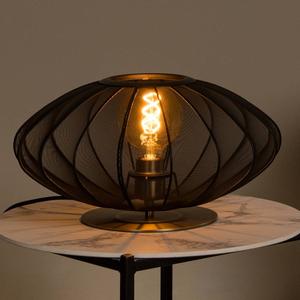 Настольная лампа Lucide Corina, полиэстер - черный