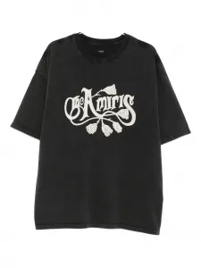 Футболка с графическим принтом AMIRI, черный